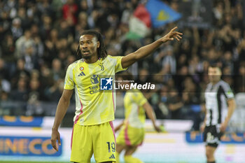 2024-11-02 - Khephren Thuram of Juventus FC gestures during Udinese Calcio vs Juventus FC, 11° Serie A Enilive 2024-25 game at Bluenergy stadium in Udine (UD), Italy, on November 02, 2024. - UDINESE CALCIO VS JUVENTUS FC - ITALIAN SERIE A - SOCCER