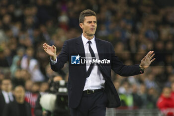 2024-11-02 - Thiago Motta Head Coach of Juventus FC gestures during Udinese Calcio vs Juventus FC, 11° Serie A Enilive 2024-25 game at Bluenergy stadium in Udine (UD), Italy, on November 02, 2024. - UDINESE CALCIO VS JUVENTUS FC - ITALIAN SERIE A - SOCCER