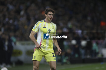 2024-11-02 - Andrea Cambiaso of Juventus FC during Udinese Calcio vs Juventus FC, 11° Serie A Enilive 2024-25 game at Bluenergy stadium in Udine (UD), Italy, on November 02, 2024. - UDINESE CALCIO VS JUVENTUS FC - ITALIAN SERIE A - SOCCER