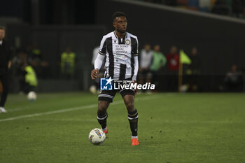 2024-11-02 - Christian Kabasele of Udinese FC play the ball during Udinese Calcio vs Juventus FC, 11° Serie A Enilive 2024-25 game at Bluenergy stadium in Udine (UD), Italy, on November 02, 2024. - UDINESE CALCIO VS JUVENTUS FC - ITALIAN SERIE A - SOCCER