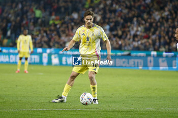 2024-11-02 - Kenan Yildiz of Juventus FC play the ball during Udinese Calcio vs Juventus FC, 11° Serie A Enilive 2024-25 game at Bluenergy stadium in Udine (UD), Italy, on November 02, 2024. - UDINESE CALCIO VS JUVENTUS FC - ITALIAN SERIE A - SOCCER