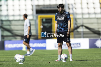 2024-07-26 - Napoli's Georgian forward Khvicha Kvaratskhelia during SSC Napoli's 2024-25 preseason training camp in Castel Di Sangro, Abruzzo, Italy. - NAPOLI - PRESS CONFERENCE AND TRAINING - ITALIAN SERIE A - SOCCER