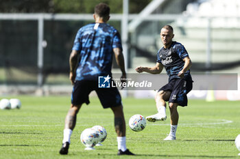 2024-07-26 - Napoli's Slovak midfielder Stanislav Lobotka during SSC Napoli's 2024-25 preseason training camp in Castel Di Sangro, Abruzzo, Italy. - NAPOLI - PRESS CONFERENCE AND TRAINING - ITALIAN SERIE A - SOCCER