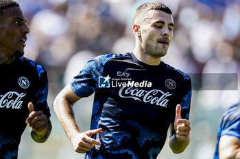 2024-07-26 - SSC Napoli's Italian defender Alessandro Buongiorno during SSC Napoli's 2024-25 preseason training camp in Castel Di Sangro, Abruzzo, Italy. - NAPOLI - PRESS CONFERENCE AND TRAINING - ITALIAN SERIE A - SOCCER