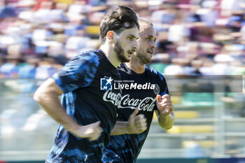 2024-07-26 - Napoli's Georgian forward Khvicha Kvaratskhelia during SSC Napoli's 2024-25 preseason training camp in Castel Di Sangro, Abruzzo, Italy. - NAPOLI - PRESS CONFERENCE AND TRAINING - ITALIAN SERIE A - SOCCER