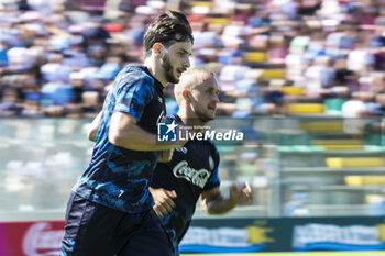 2024-07-26 - Napoli's Georgian forward Khvicha Kvaratskhelia during SSC Napoli's 2024-25 preseason training camp in Castel Di Sangro, Abruzzo, Italy. - NAPOLI - PRESS CONFERENCE AND TRAINING - ITALIAN SERIE A - SOCCER