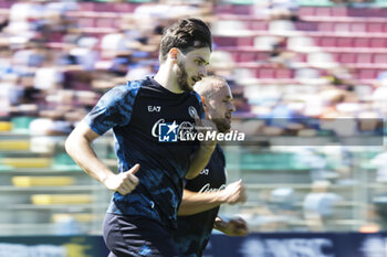 2024-07-26 - Napoli's Georgian forward Khvicha Kvaratskhelia during SSC Napoli's 2024-25 preseason training camp in Castel Di Sangro, Abruzzo, Italy. - NAPOLI - PRESS CONFERENCE AND TRAINING - ITALIAN SERIE A - SOCCER