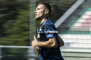 2024-07-26 - SSC Napoli's Italian defender Alessandro Buongiorno during SSC Napoli's 2024-25 preseason training camp in Castel Di Sangro, Abruzzo, Italy. - NAPOLI - PRESS CONFERENCE AND TRAINING - ITALIAN SERIE A - SOCCER