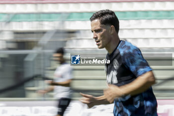 2024-07-26 - SSC Napoli's Italian forward Giacomo Raspadori during SSC Napoli's 2024-25 preseason training camp in Castel Di Sangro, Abruzzo, Italy. - NAPOLI - PRESS CONFERENCE AND TRAINING - ITALIAN SERIE A - SOCCER