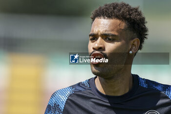 2024-07-26 - Napoli's Belgian forward Cyril Ngonge during SSC Napoli's 2024-25 preseason training camp in Castel Di Sangro, Abruzzo, Italy. - NAPOLI - PRESS CONFERENCE AND TRAINING - ITALIAN SERIE A - SOCCER