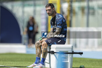 2024-07-26 - Napoli's Italian forward Matteo Politano during SSC Napoli's 2024-25 preseason training camp in Castel Di Sangro, Abruzzo, Italy. - NAPOLI - PRESS CONFERENCE AND TRAINING - ITALIAN SERIE A - SOCCER