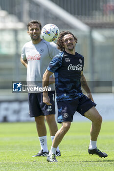 2024-07-26 - Napoli's Portuguese defender Mario Rui during SSC Napoli's 2024-25 preseason training camp in Castel Di Sangro, Abruzzo, Italy. - NAPOLI - PRESS CONFERENCE AND TRAINING - ITALIAN SERIE A - SOCCER