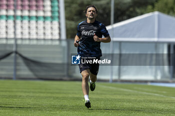 2024-07-26 - Napoli's Portuguese defender Mario Rui during SSC Napoli's 2024-25 preseason training camp in Castel Di Sangro, Abruzzo, Italy. - NAPOLI - PRESS CONFERENCE AND TRAINING - ITALIAN SERIE A - SOCCER