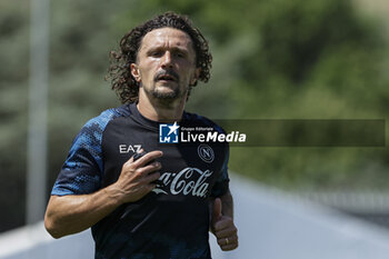 2024-07-26 - Napoli's Portuguese defender Mario Rui during SSC Napoli's 2024-25 preseason training camp in Castel Di Sangro, Abruzzo, Italy. - NAPOLI - PRESS CONFERENCE AND TRAINING - ITALIAN SERIE A - SOCCER