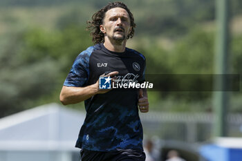 2024-07-26 - Napoli's Portuguese defender Mario Rui during SSC Napoli's 2024-25 preseason training camp in Castel Di Sangro, Abruzzo, Italy. - NAPOLI - PRESS CONFERENCE AND TRAINING - ITALIAN SERIE A - SOCCER