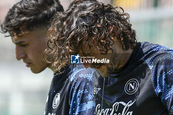 2024-07-26 - Napoli's Portuguese defender Mario Rui during SSC Napoli's 2024-25 preseason training camp in Castel Di Sangro, Abruzzo, Italy. - NAPOLI - PRESS CONFERENCE AND TRAINING - ITALIAN SERIE A - SOCCER