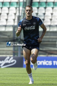 2024-07-26 - Napoli's Spanish defender Rafa Marin during SSC Napoli's 2024-25 preseason training camp in Castel Di Sangro, Abruzzo, Italy. - NAPOLI - PRESS CONFERENCE AND TRAINING - ITALIAN SERIE A - SOCCER