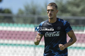 2024-07-26 - Napoli's Spanish defender Rafa Marin during SSC Napoli's 2024-25 preseason training camp in Castel Di Sangro, Abruzzo, Italy. - NAPOLI - PRESS CONFERENCE AND TRAINING - ITALIAN SERIE A - SOCCER