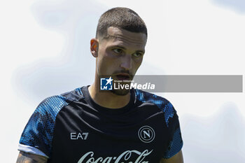 2024-07-26 - Napoli's Spanish defender Rafa Marin during SSC Napoli's 2024-25 preseason training camp in Castel Di Sangro, Abruzzo, Italy. - NAPOLI - PRESS CONFERENCE AND TRAINING - ITALIAN SERIE A - SOCCER