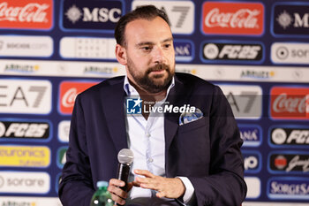 2024-07-26 - Press conference of SSC Napoli’s sport director Giovanni Manna during SSC Napoli's 2024-25 preseason training camp in Castel Di Sangro, Abruzzo, Italy. - NAPOLI - PRESS CONFERENCE AND TRAINING - ITALIAN SERIE A - SOCCER