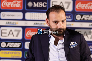 2024-07-26 - Press conference of SSC Napoli’s sport director Giovanni Manna during SSC Napoli's 2024-25 preseason training camp in Castel Di Sangro, Abruzzo, Italy. - NAPOLI - PRESS CONFERENCE AND TRAINING - ITALIAN SERIE A - SOCCER