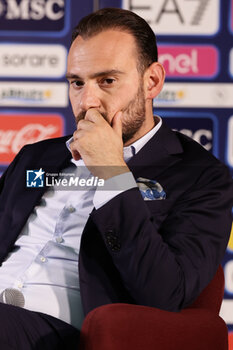 2024-07-26 - Press conference of SSC Napoli’s sport director Giovanni Manna during SSC Napoli's 2024-25 preseason training camp in Castel Di Sangro, Abruzzo, Italy. - NAPOLI - PRESS CONFERENCE AND TRAINING - ITALIAN SERIE A - SOCCER