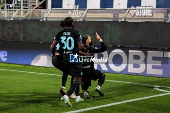 2024-10-31 - celebrates his goal 1-0 Valentin Castellanos (S.S.Lazio) Soccer - Italian ,Serie A - Como 1907 vs S.S.Lazio, 2024-25 game at Stadio Giuseppe Sinigaglia in Como (CO), Italy, 31.10.2024. Photo by Marius Bunduc/LiveMedia - COMO 1907 VS SS LAZIO - ITALIAN SERIE A - SOCCER