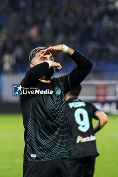 2024-10-31 - celebrates his goal 1-0 Valentin Castellanos (S.S.Lazio) Soccer - Italian ,Serie A - Como 1907 vs S.S.Lazio, 2024-25 game at Stadio Giuseppe Sinigaglia in Como (CO), Italy, 31.10.2024. Photo by Marius Bunduc/LiveMedia - COMO 1907 VS SS LAZIO - ITALIAN SERIE A - SOCCER