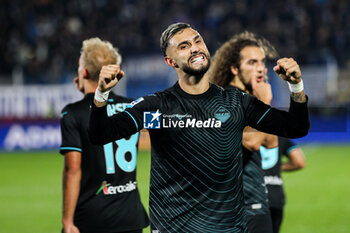 2024-10-31 - celebrates his goal 1-0 Valentin Castellanos (S.S.Lazio) Soccer - Italian ,Serie A - Como 1907 vs S.S.Lazio, 2024-25 game at Stadio Giuseppe Sinigaglia in Como (CO), Italy, 31.10.2024. Photo by Marius Bunduc/LiveMedia - COMO 1907 VS SS LAZIO - ITALIAN SERIE A - SOCCER