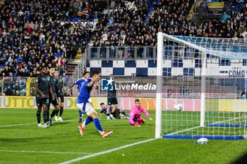 2024-10-31 - Goal Luca Mazzitelli(Como 1907) Soccer - Italian ,Serie A - Como 1907 vs S.S.Lazio, 2024-25 game at Stadio Giuseppe Sinigaglia in Como (CO), Italy, 31.10.2024. Photo by Marius Bunduc/LiveMedia - COMO 1907 VS SS LAZIO - ITALIAN SERIE A - SOCCER