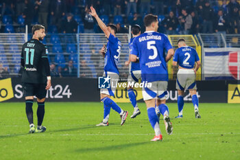 2024-10-31 - celebrates his goal Luca Mazzitelli(Como 1907) Soccer - Italian ,Serie A - Como 1907 vs S.S.Lazio, 2024-25 game at Stadio Giuseppe Sinigaglia in Como (CO), Italy, 31.10.2024. Photo by Marius Bunduc/LiveMedia - COMO 1907 VS SS LAZIO - ITALIAN SERIE A - SOCCER