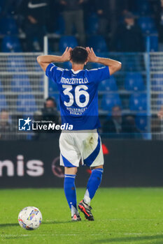 2024-10-31 - celebrates his goal Luca Mazzitelli(Como 1907) Soccer - Italian ,Serie A - Como 1907 vs S.S.Lazio, 2024-25 game at Stadio Giuseppe Sinigaglia in Como (CO), Italy, 31.10.2024. Photo by Marius Bunduc/LiveMedia - COMO 1907 VS SS LAZIO - ITALIAN SERIE A - SOCCER