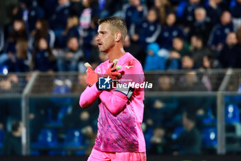 2024-10-31 - Ivan Provedel (S.S.Lazio))celebrates Soccer - Italian ,Serie A - Como 1907 vs S.S.Lazio, 2024-25 game at Stadio Giuseppe Sinigaglia in Como (CO), Italy, 31.10.2024. Photo by Marius Bunduc/LiveMedia - COMO 1907 VS SS LAZIO - ITALIAN SERIE A - SOCCER