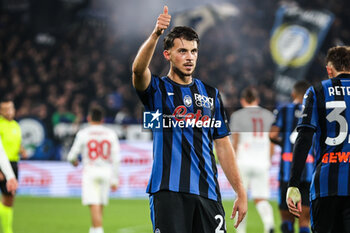 2024-10-30 - Lazar SAMARDZIC of Atalanta celebrates his goal during the Italian championship Serie A football match between Atalanta BC and AC Monza on 30 October 2024 at Gewiss Stadium in Bergamo, Italy - ATALANTA VS MONZA - ITALIAN SERIE A - SOCCER