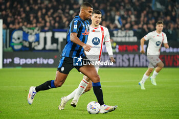 2024-10-30 - Isak Hien (Atalanta BC) during the Italian championship Serie A football match between Atalanta BC and AC Monza on 30 October 2024 at Gewiss Stadium in Bergamo, Italy - ATALANTA VS MONZA - ITALIAN SERIE A - SOCCER