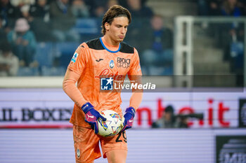 2024-10-30 - Marco Carnesecchi (Atalanta BC) during the Italian championship Serie A football match between Atalanta BC and AC Monza on 30 October 2024 at Gewiss Stadium in Bergamo, Italy - ATALANTA VS MONZA - ITALIAN SERIE A - SOCCER