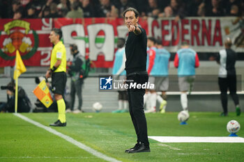 2024-10-30 - The head coach Alessandro Nesta (AC Monza) during the Italian championship Serie A football match between Atalanta BC and AC Monza on 30 October 2024 at Gewiss Stadium in Bergamo, Italy - ATALANTA VS MONZA - ITALIAN SERIE A - SOCCER