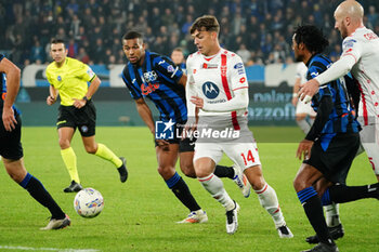 2024-10-30 - Daniel Maldini (AC Monza) during the Italian championship Serie A football match between Atalanta BC and AC Monza on 30 October 2024 at Gewiss Stadium in Bergamo, Italy - ATALANTA VS MONZA - ITALIAN SERIE A - SOCCER