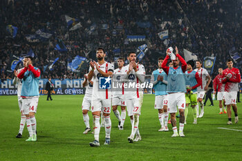 2024-10-30 - Players of AC Monza during the Italian championship Serie A football match between Atalanta BC and AC Monza on 30 October 2024 at Gewiss Stadium in Bergamo, Italy - ATALANTA VS MONZA - ITALIAN SERIE A - SOCCER