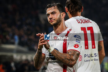 2024-10-30 - Pedro PEREIRA of AC Monza during the Italian championship Serie A football match between Atalanta BC and AC Monza on 30 October 2024 at Gewiss Stadium in Bergamo, Italy - ATALANTA VS MONZA - ITALIAN SERIE A - SOCCER