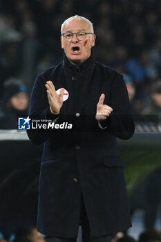 2024-11-24 - Claudio Ranieri coach of AS Roma gestures during the Serie A Enilive between SSC Napoli vs AS Roma at Diego Armando Maradona Stadium - SSC NAPOLI VS AS ROMA - ITALIAN SERIE A - SOCCER