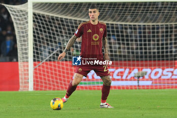 2024-11-24 - Gianluca Mancini of AS Roma in action during the Serie A Enilive between SSC Napoli vs AS Roma at Diego Armando Maradona Stadium - SSC NAPOLI VS AS ROMA - ITALIAN SERIE A - SOCCER