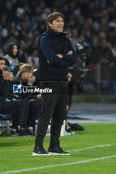 2024-11-24 - Antonio Conte Coach of SSC Napoli look during the Serie A Enilive between SSC Napoli vs AS Roma at Diego Armando Maradona Stadium - SSC NAPOLI VS AS ROMA - ITALIAN SERIE A - SOCCER