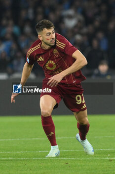 2024-11-24 - Stephan El Shaarawy of AS Roma in action during the Serie A Enilive between SSC Napoli vs AS Roma at Diego Armando Maradona Stadium - SSC NAPOLI VS AS ROMA - ITALIAN SERIE A - SOCCER