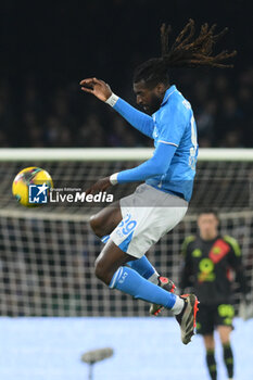 2024-11-24 - Andre Frank Zambo Anguissa of SSC Napoli in action during the Serie A Enilive between SSC Napoli vs AS Roma at Diego Armando Maradona Stadium - SSC NAPOLI VS AS ROMA - ITALIAN SERIE A - SOCCER