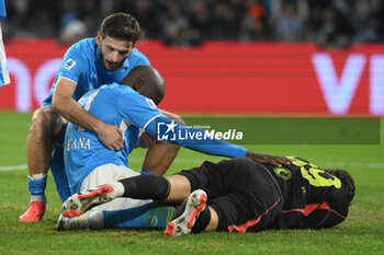 2024-11-24 - Romelu Lukaku of SSC Napoli celebrates after scoring goal during the Serie A Enilive between SSC Napoli vs AS Roma at Diego Armando Maradona Stadium - SSC NAPOLI VS AS ROMA - ITALIAN SERIE A - SOCCER