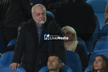 2024-11-24 - Aurelio De Laurentis during the Serie A Enilive between SSC Napoli vs AS Roma at Diego Armando Maradona Stadium - SSC NAPOLI VS AS ROMA - ITALIAN SERIE A - SOCCER