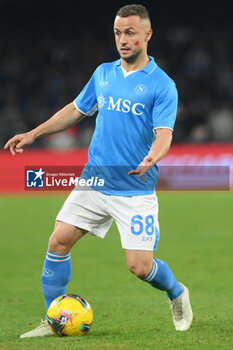 2024-11-24 - Stanislav Lobotka of SSC Napoli in action during the Serie A Enilive between SSC Napoli vs AS Roma at Diego Armando Maradona Stadium - SSC NAPOLI VS AS ROMA - ITALIAN SERIE A - SOCCER