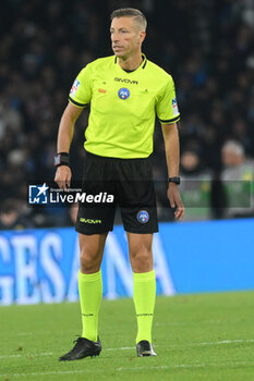 2024-11-24 - Davide Massa the referee look during the Serie A Enilive between SSC Napoli vs AS Roma at Diego Armando Maradona Stadium - SSC NAPOLI VS AS ROMA - ITALIAN SERIE A - SOCCER