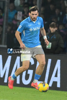 2024-11-24 - Khvicha Kvaratskhelia of SSC Napoli in action during the Serie A Enilive between SSC Napoli vs AS Roma at Diego Armando Maradona Stadium - SSC NAPOLI VS AS ROMA - ITALIAN SERIE A - SOCCER